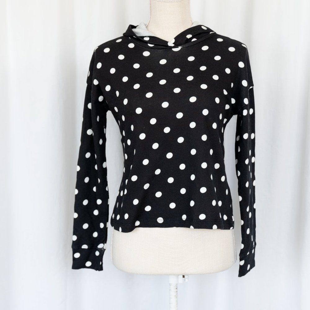 Harper Canyon Girls Polka Dot Pullover Hoodie in Size L (10-12)